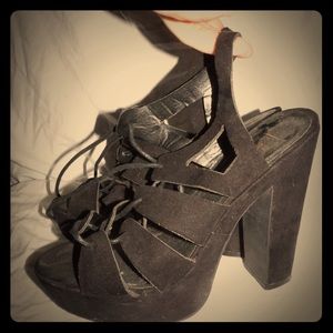 Shu Shop Black Platforms